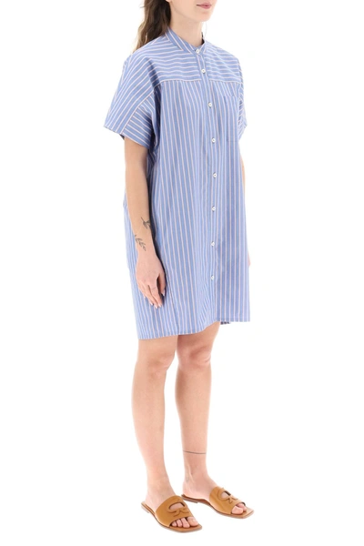 Shop Apc 'sharon' Poplin Mini Dress