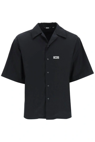 Shop Gcds Bowling Shirt With Logo