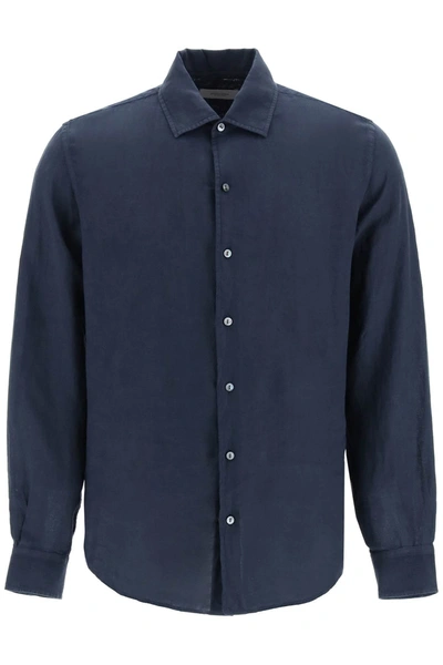 Shop Agnona Classic Linen Shirt