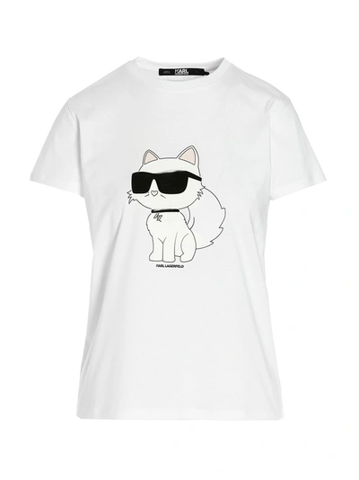 Shop Karl Lagerfeld T-shirt 'ikonik 2.0 Choupette'