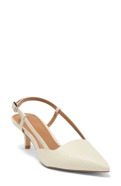 Shop Nordstrom Rack Palmer Singback Pump In Ivory Shell