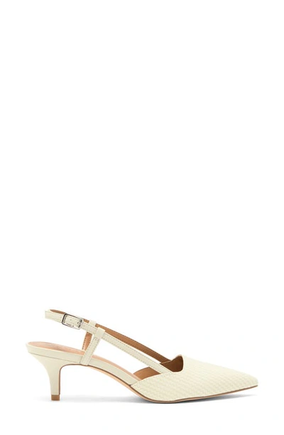 Shop Nordstrom Rack Palmer Singback Pump In Ivory Shell