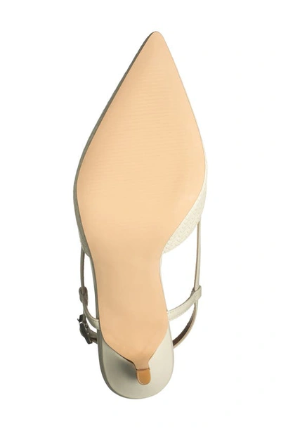 Shop Nordstrom Rack Palmer Singback Pump In Ivory Shell