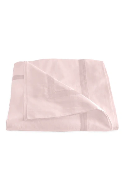 Shop Matouk Nocturne Duvet Cover In Pink