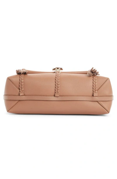 Shop Chloé Medium Penelope Leather Bag In Woodrose