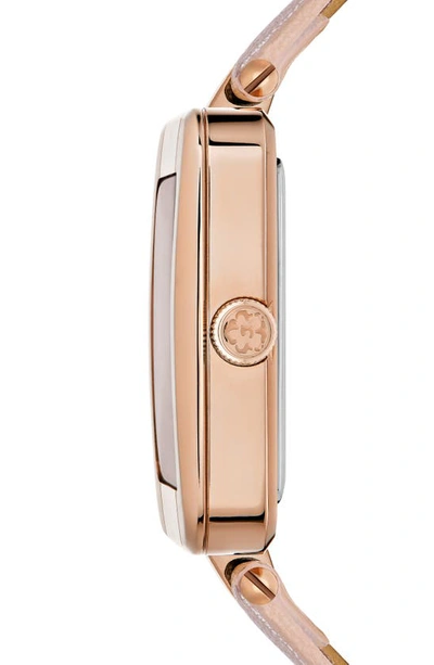 Shop Ted Baker Mayse Leather Strap Watch, 33mm In Pink