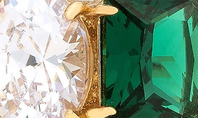 Ettika Cubic Zirconia Statement Ring In Green