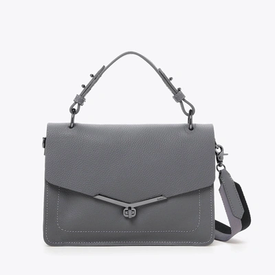 Shop Botkier Valentina Flap Satchel In Grey