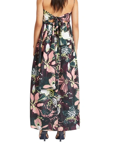 Tanya Taylor Arabeth Tie-back Spaghetti-strap Maxi Dress In Multi