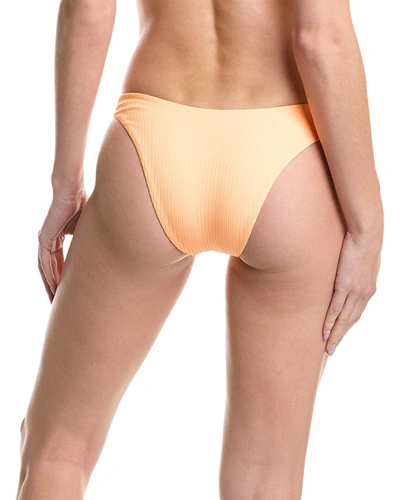 Shop Vyb Chelsea High Scoop Bikini Bottom In Orange