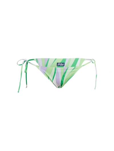 Shop Mc2 Saint Barth Slip Bikini In Multicolour