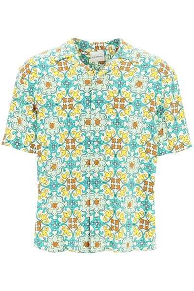 Shop Drôle De Monsieur 'la Chemise Faïence' Shirt Featuring All Over Azulejos