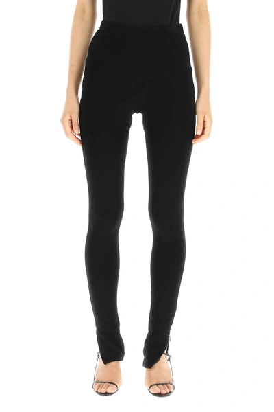 Shop Totême Leggings With Zip Cuffs