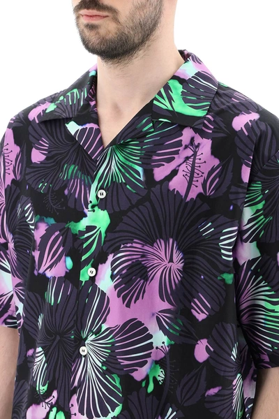 Shop Msgm Printed Short Sleeve Shirt