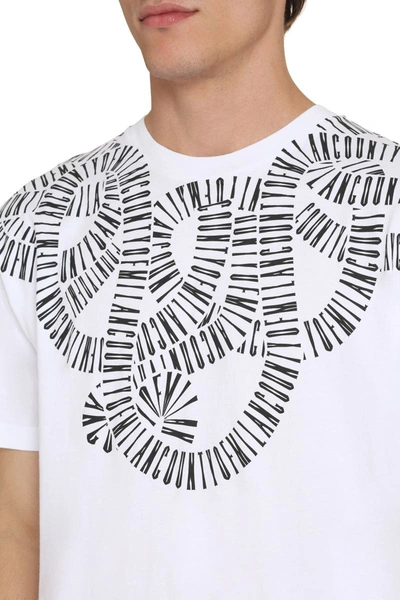 Shop Marcelo Burlon County Of Milan Cotton Crew-neck T-shirt In White
