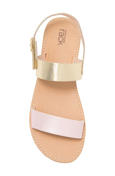 Shop Nordstrom Rack Kids' Bonnie Sandal In Gold Pink Multi