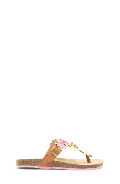 Shop Harper Canyon Kids' Leona Sandal In Tan Multi