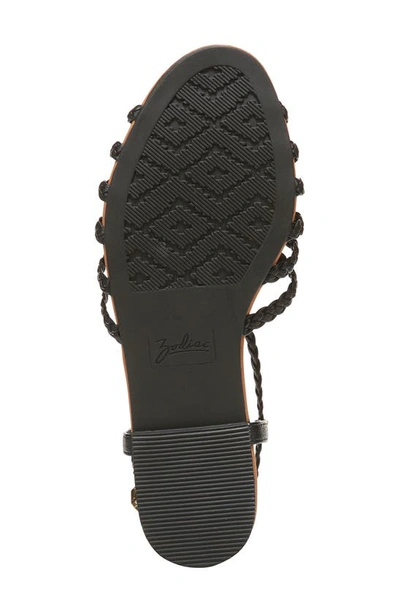 Shop Zodiac Misha Braid Slingback Sandal In Black