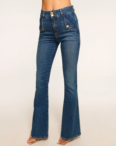 Shop Ramy Brook Mase High-rise Flare Jean In Medium Wash