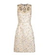 DOLCE & GABBANA Crystal Embellished Jacquard Dress
