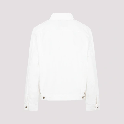 Shop Y/project Classic Wire Denim Jacket In White