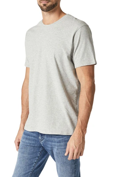 Mavi Jeans Cotton T-shirt In Light Grey Melange