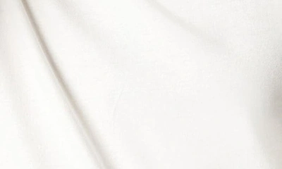 Mavi Jeans Raw Edge Cotton T-shirt In Blanc De Blanc