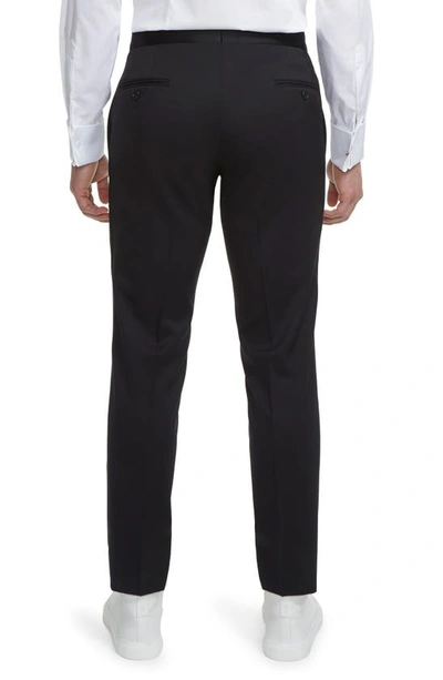 Jack Victor Phoenix Wool Tuxedo Trousers In Black