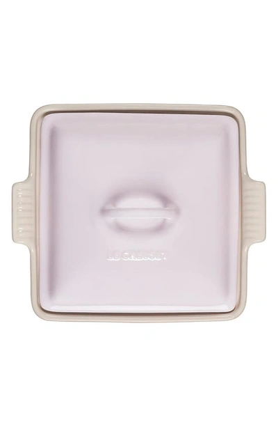 Le Creuset Heritage Stoneware Covered Square Casserole In Shallot