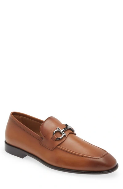 Shop Ferragamo Foster Bit Loafer In New Vicuna