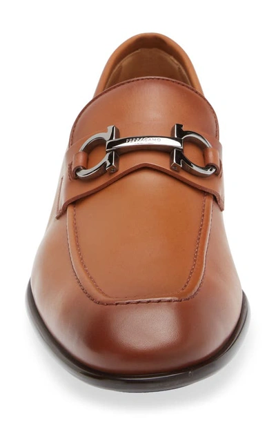 Ferragamo Mens Tan Foster Gancho Horsebit-embellished Leather Loafers Eur 41 / 7 Uk In New Vicuna