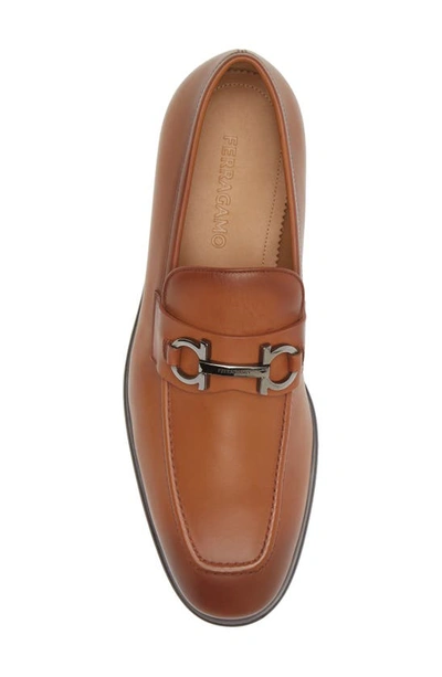 Ferragamo Mens Tan Foster Gancho Horsebit-embellished Leather Loafers Eur 41 / 7 Uk In New Vicuna