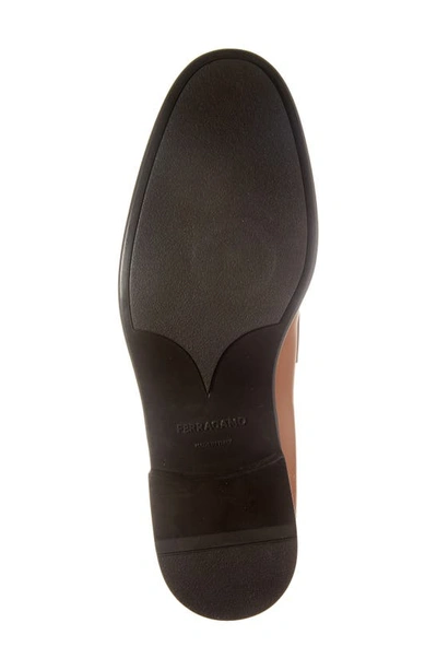 Ferragamo Mens Tan Foster Gancho Horsebit-embellished Leather Loafers Eur 41 / 7 Uk In New Vicuna