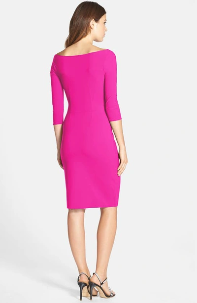 Chiara Boni La Petite Robe 'florien' Jersey Sheath Dress In Azalea