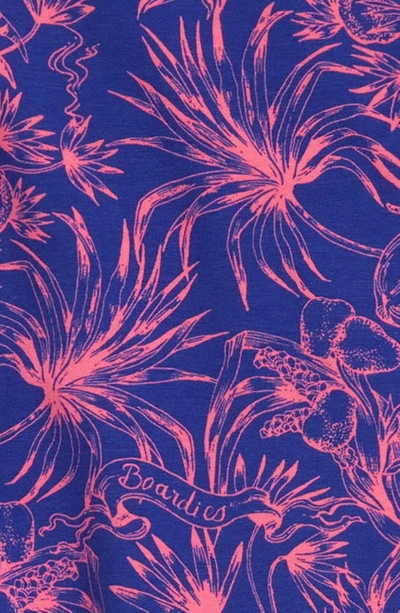 Shop Boardies Kids' Palm Tree Print Organic Cotton Blend T-shirt & Shorts In Multi