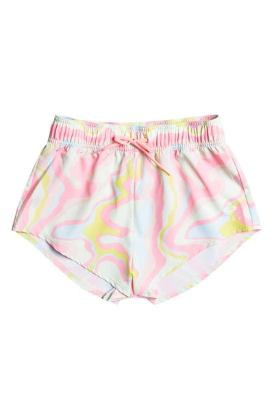 Shop Roxy Cover-up Shorts In Ambrosia Swirl Swim