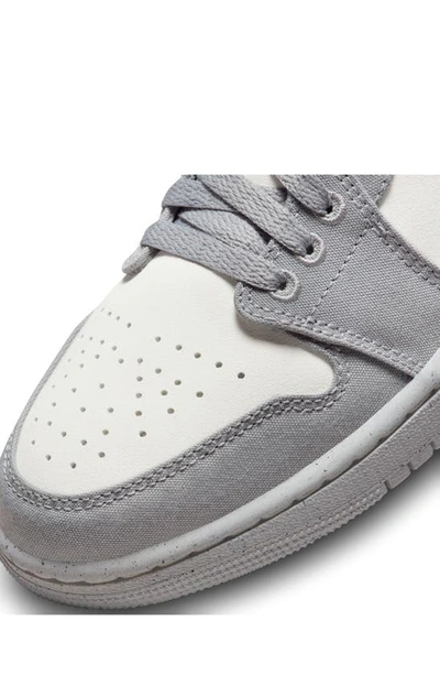 Shop Jordan Air  1 Low Se Basketball Sneaker In Light Steel Grey/ Sail/ White