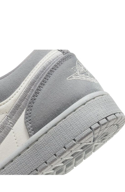 Shop Jordan Air  1 Low Se Basketball Sneaker In Light Steel Grey/ Sail/ White