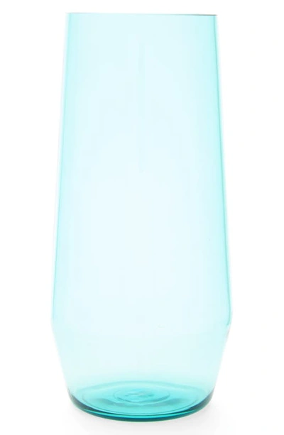 Shop Fortessa Sole Shatter Resistant 6-piece Iced Tea Glasses Set In Aqua Sky