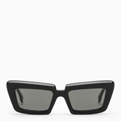 Shop Retrosuperfuture Coccodrillo Black Sunglasses