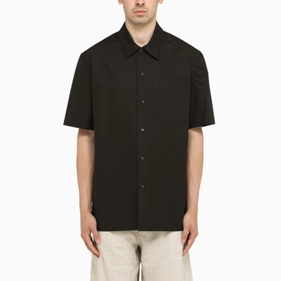Shop Jil Sander | Black Cotton Shirt