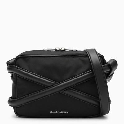 Shop Alexander Mcqueen | Black Nylon Messenger Bag