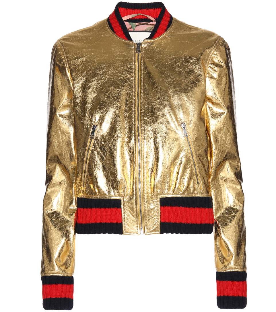 gucci gold jacket