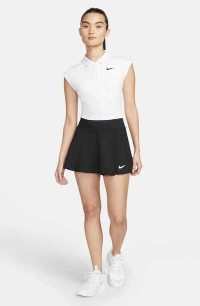 Shop Nike Court Victory Dri-fit Sport Skort In Black/ White