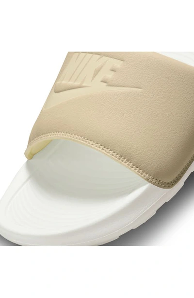 Shop Nike Victori Slide Sandal In Sand/ Coconut/ Sail