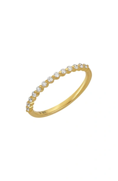 Shop Bony Levy Liora Diamond Stacking Ring In 18k Yellow Gold