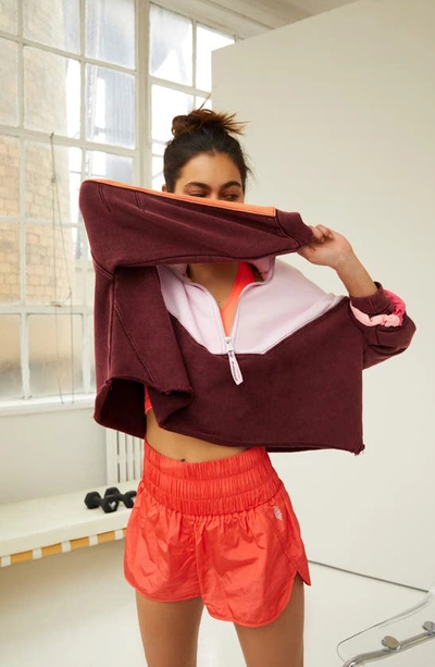 Fp Movement The Way Home Shorts In Red Rendezvous