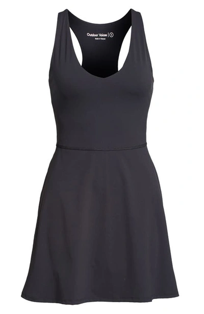 Shop Outdoor Voices The Volley Racerback Dress In Black