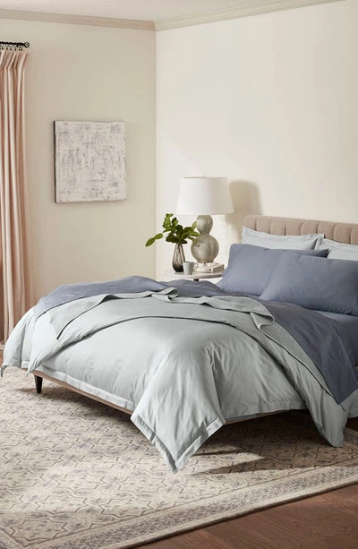 Shop Boll & Branch Signature Hemmed Sheet Set In Mineral