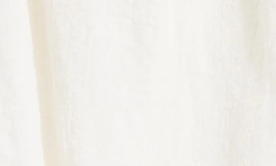Max Studio Flutter Sleeve Square Neck Blouse In Antique White